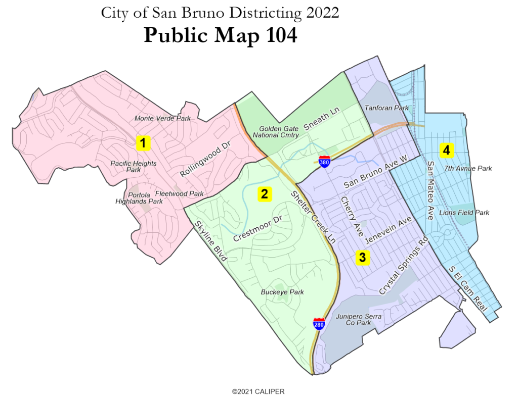 Final Public Map 104 | District San Bruno