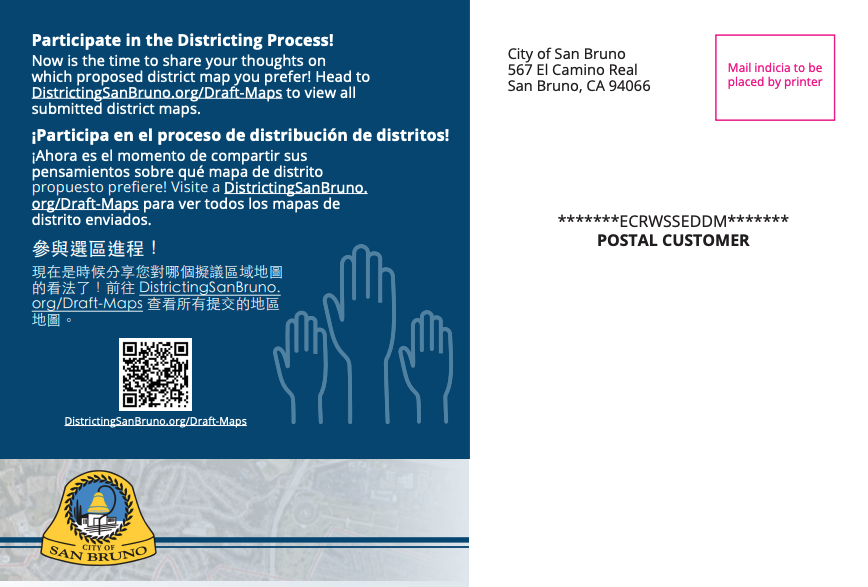 San Bruno City Mailer Back